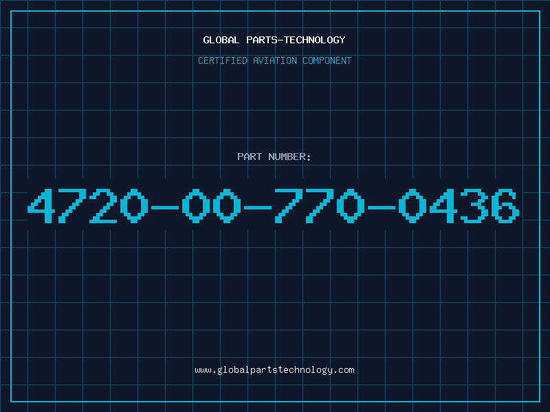 Aviation Part 4720-00-770-0436