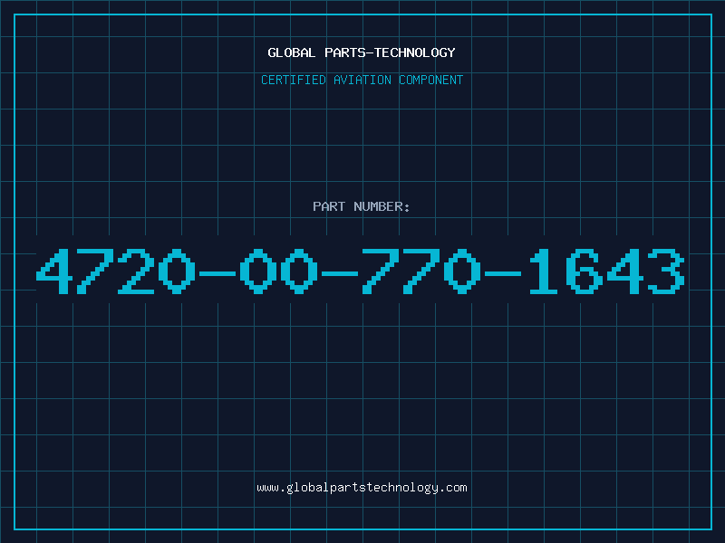 Aviation Part 4720-00-770-1643