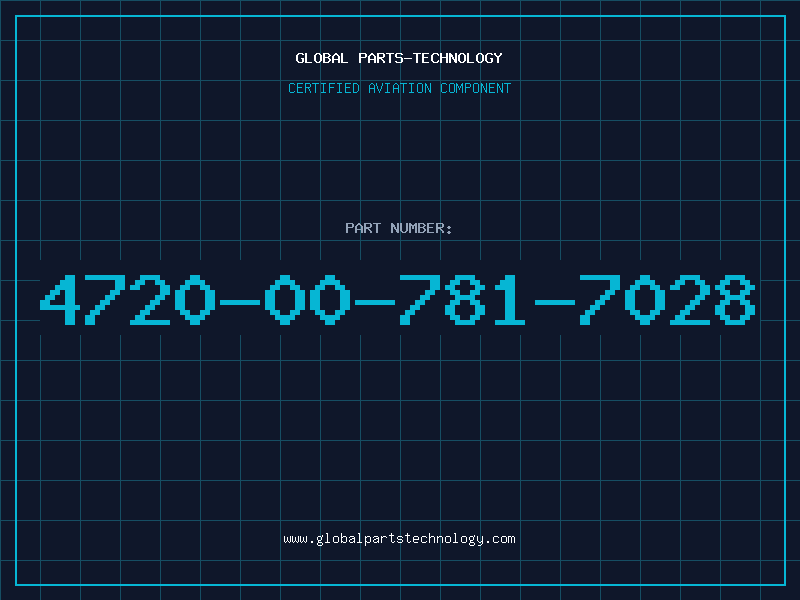 Aviation Part 4720-00-781-7028