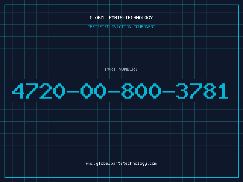 Aviation Part 4720-00-800-3781