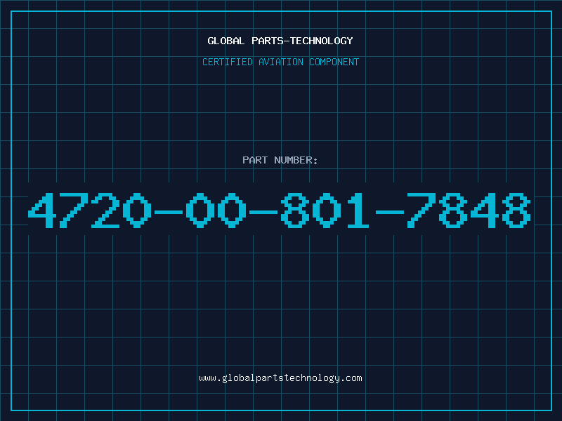Aviation Part 4720-00-801-7848