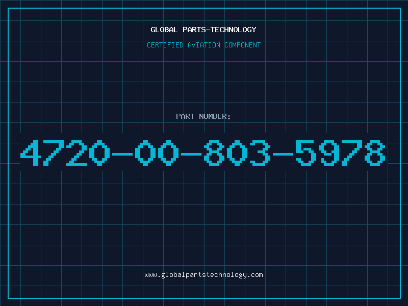 Aviation Part 4720-00-803-5978