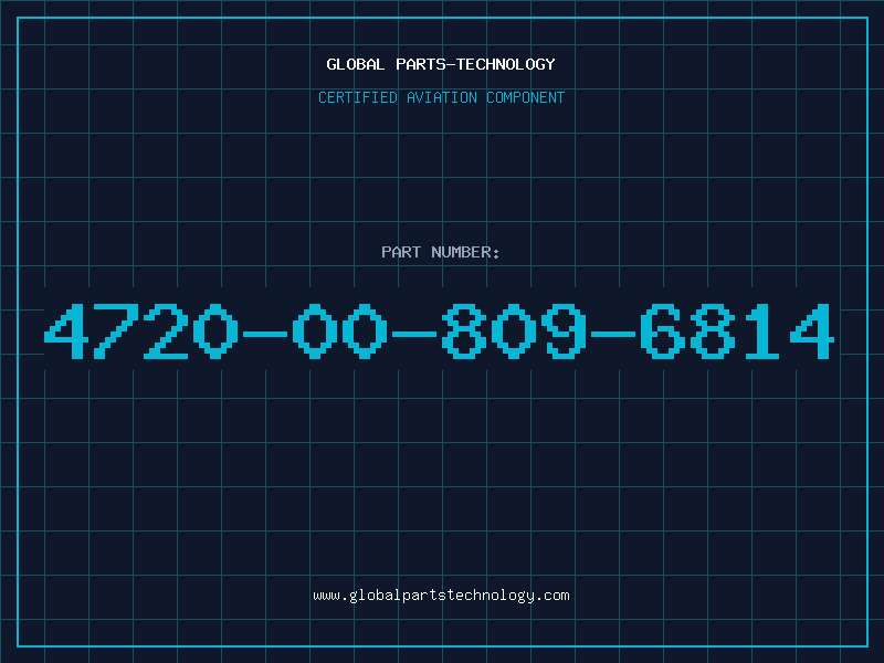 Aviation Part 4720-00-809-6814