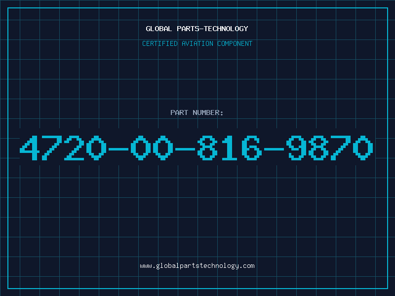 Aviation Part 4720-00-816-9870