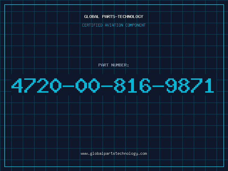 Aviation Part 4720-00-816-9871