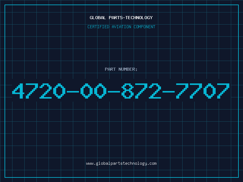 Aviation Part 4720-00-872-7707