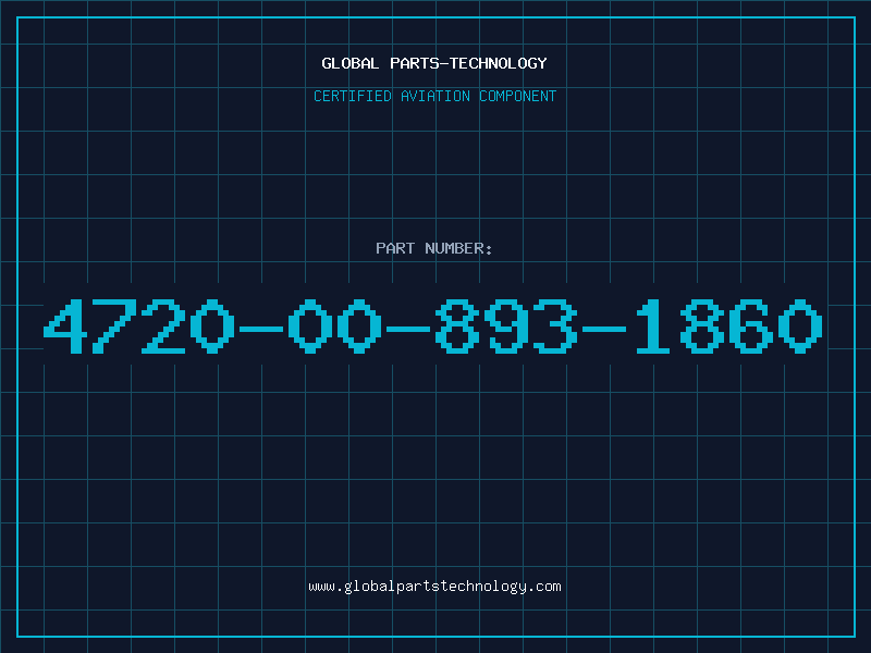 Aviation Part 4720-00-893-1860