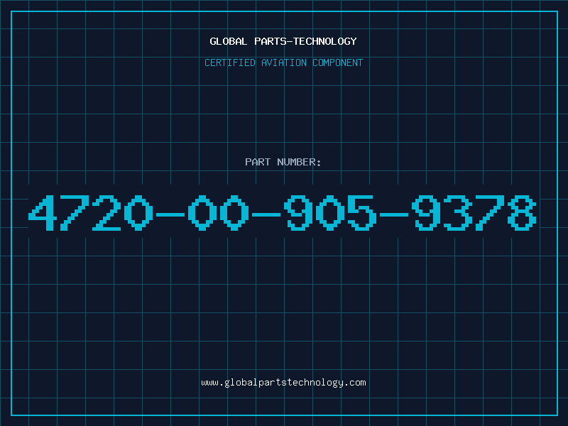 Aviation Part 4720-00-905-9378