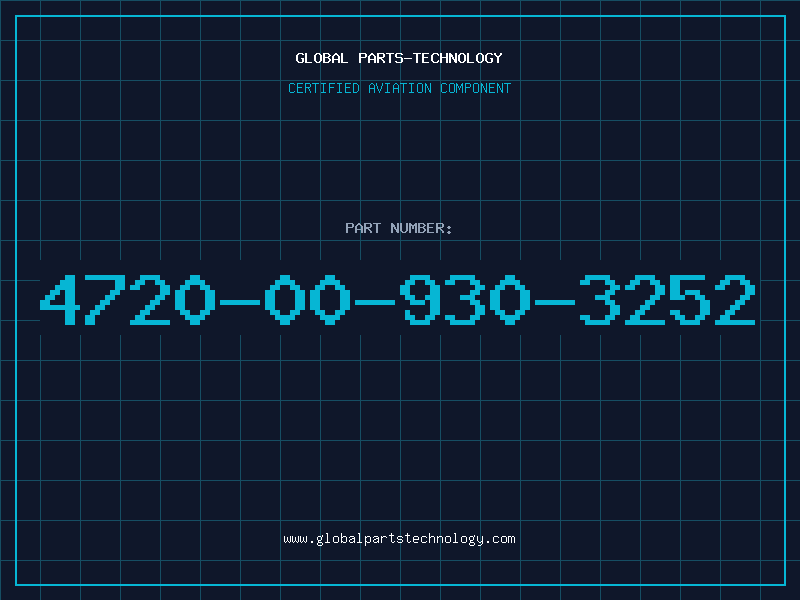 Aviation Part 4720-00-930-3252