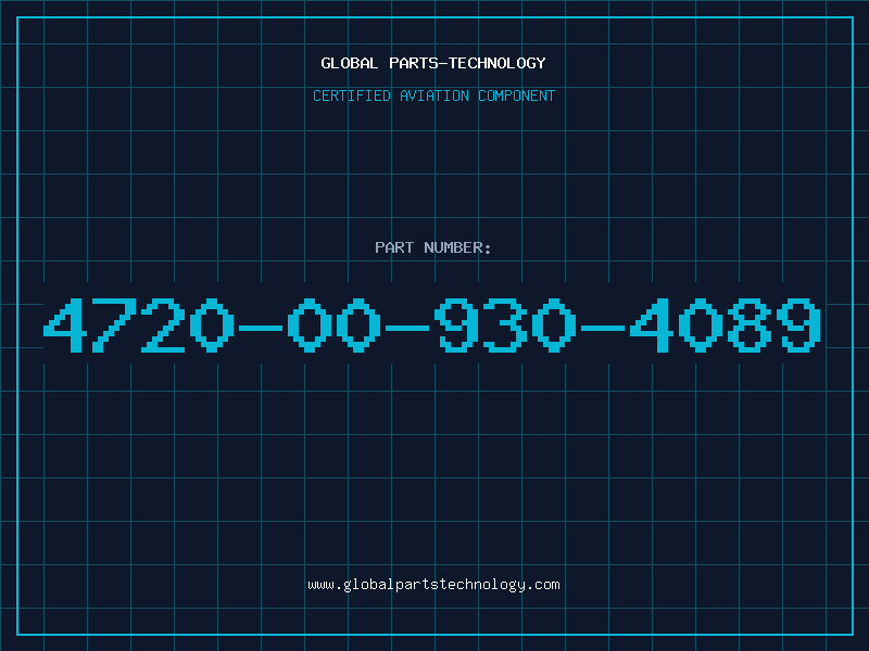 Aviation Part 4720-00-930-4089