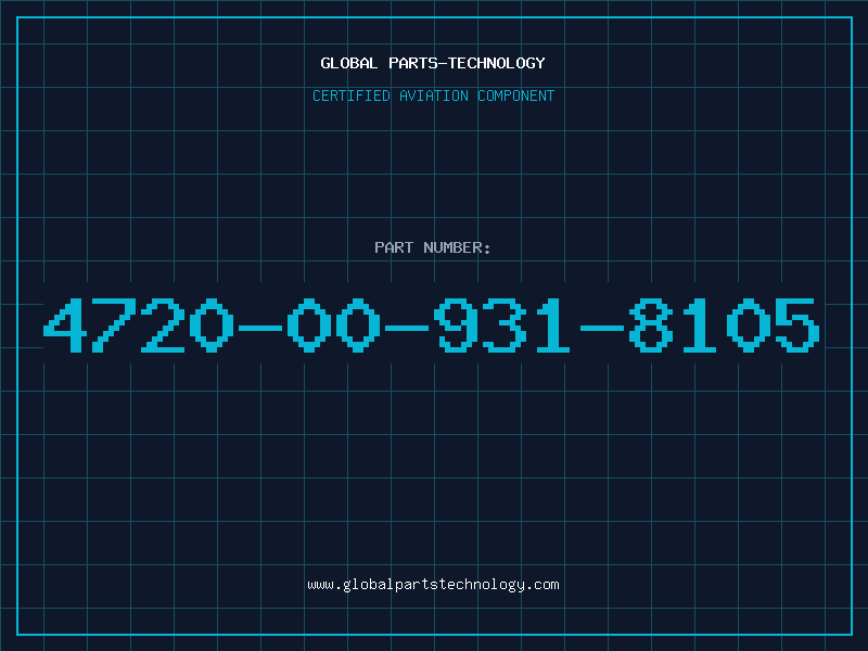 Aviation Part 4720-00-931-8105