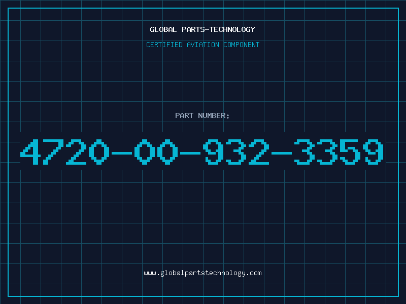 Aviation Part 4720-00-932-3359