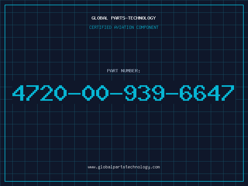 Aviation Part 4720-00-939-6647