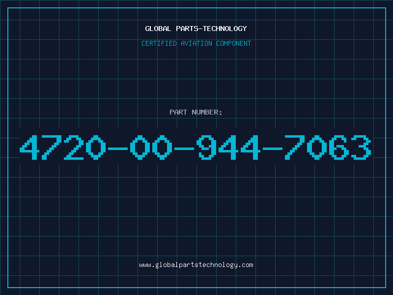 Aviation Part 4720-00-944-7063