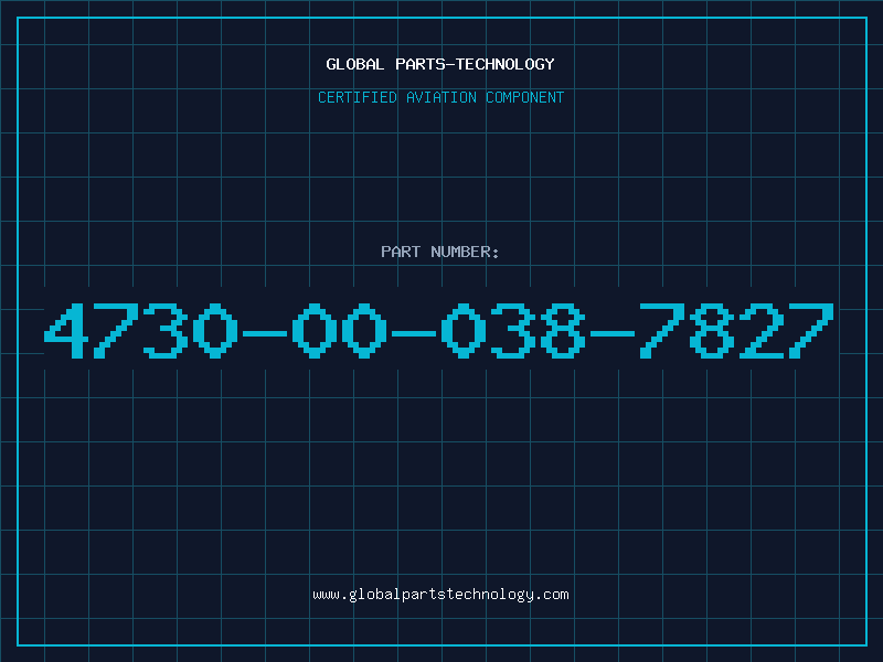 Aviation Part 4730-00-038-7827