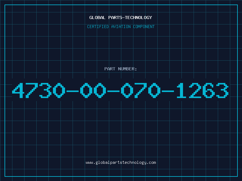 Aviation Part 4730-00-070-1263