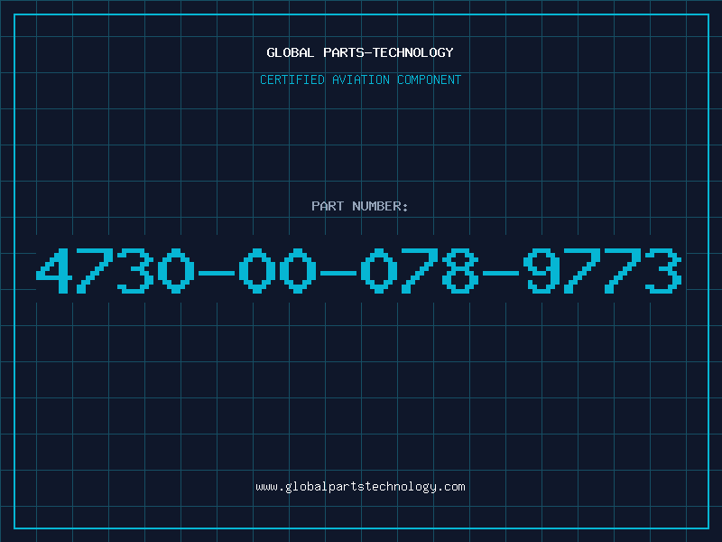 Aviation Part 4730-00-078-9773