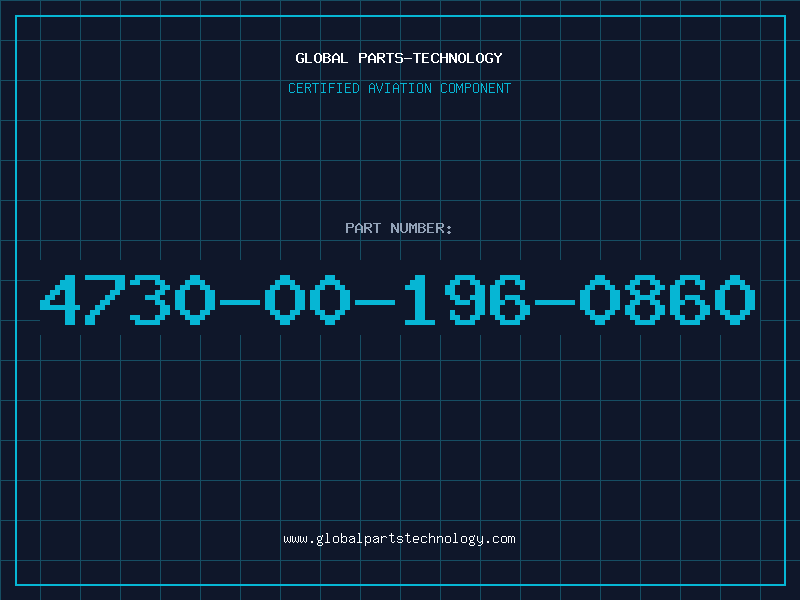 Aviation Part 4730-00-196-0860