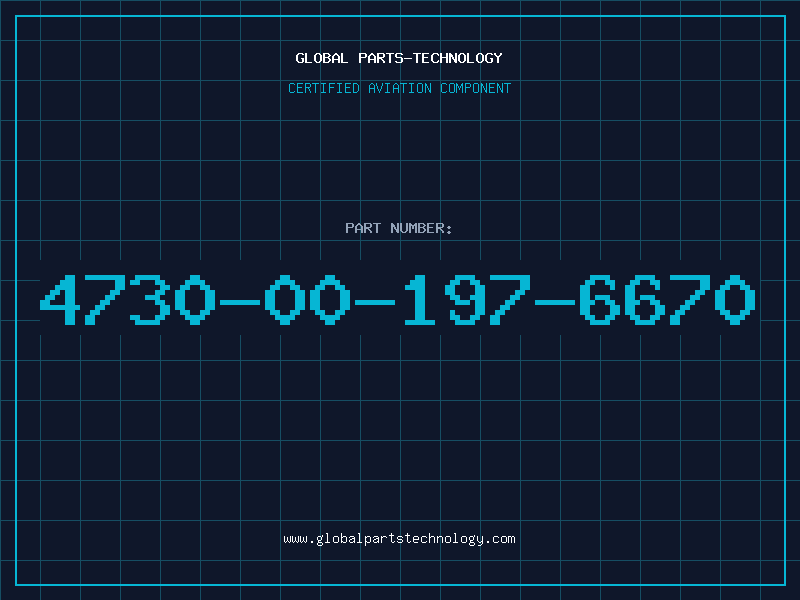 Aviation Part 4730-00-197-6670