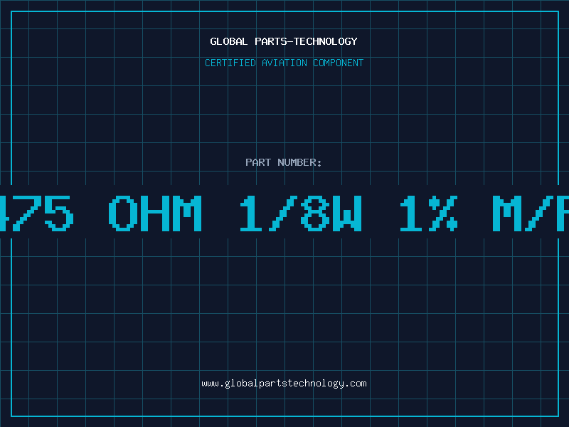 Aviation Part 475 OHM 1/8W 1% M/F