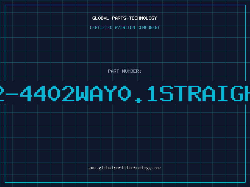 Aviation Part 475-0334-102-4402WAY0.1STRAIGHTLOCKHEADER