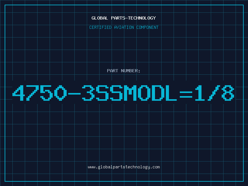 Aviation Part 4750-3SSMODL=1/8