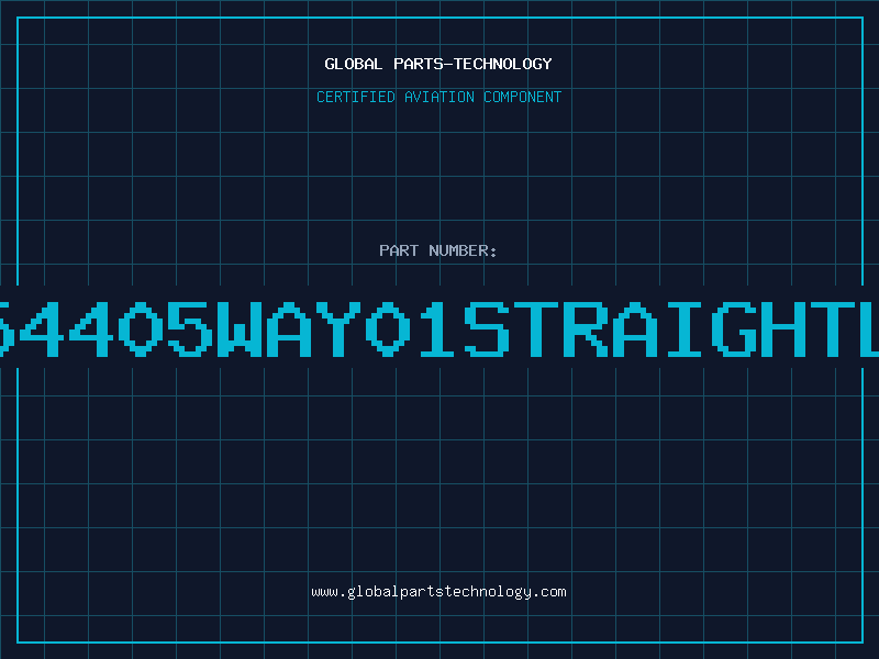 Aviation Part 47503341054405WAY01STRAIGHTLOCKHEADER