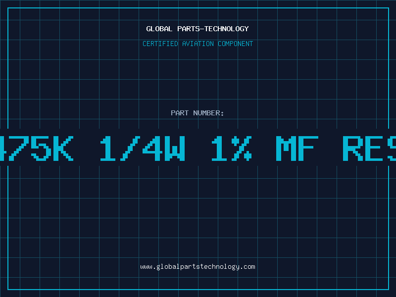 Aviation Part 475K 1/4W 1% MF RES