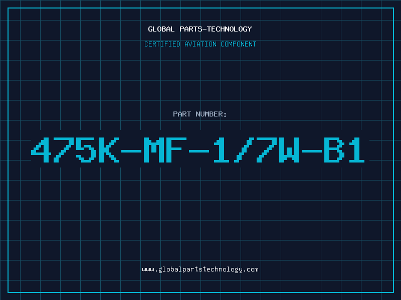 Aviation Part 475K-MF-1/7W-B1