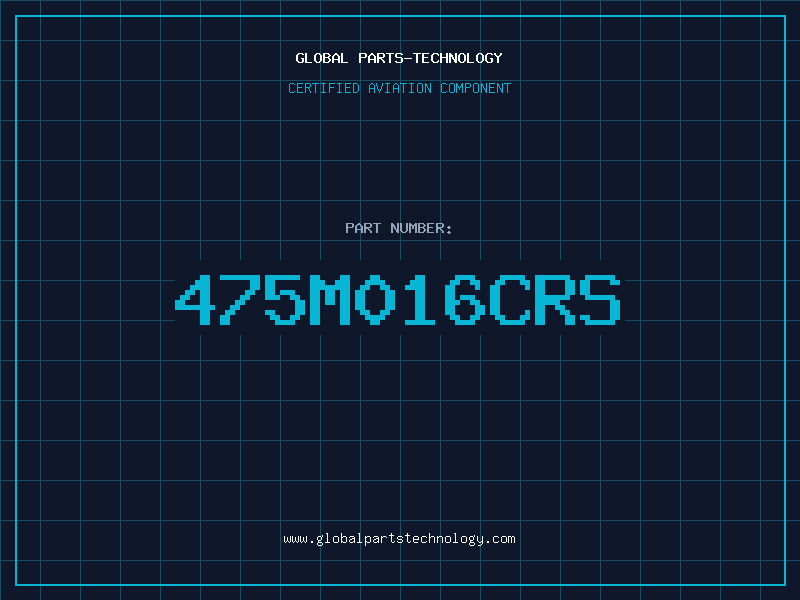 Aviation Part 475M016CRS