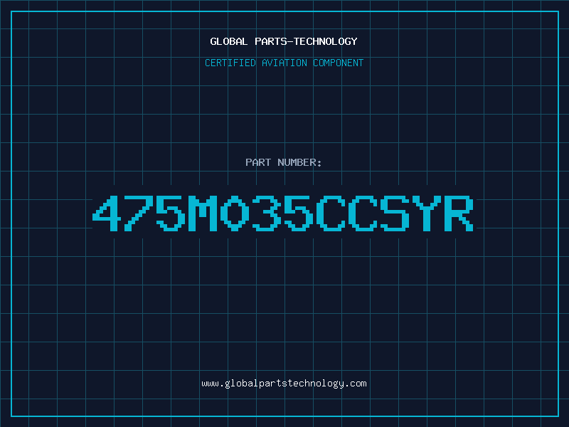 Aviation Part 475M035CCSYR