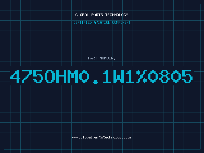 Aviation Part 475OHM0.1W1%0805