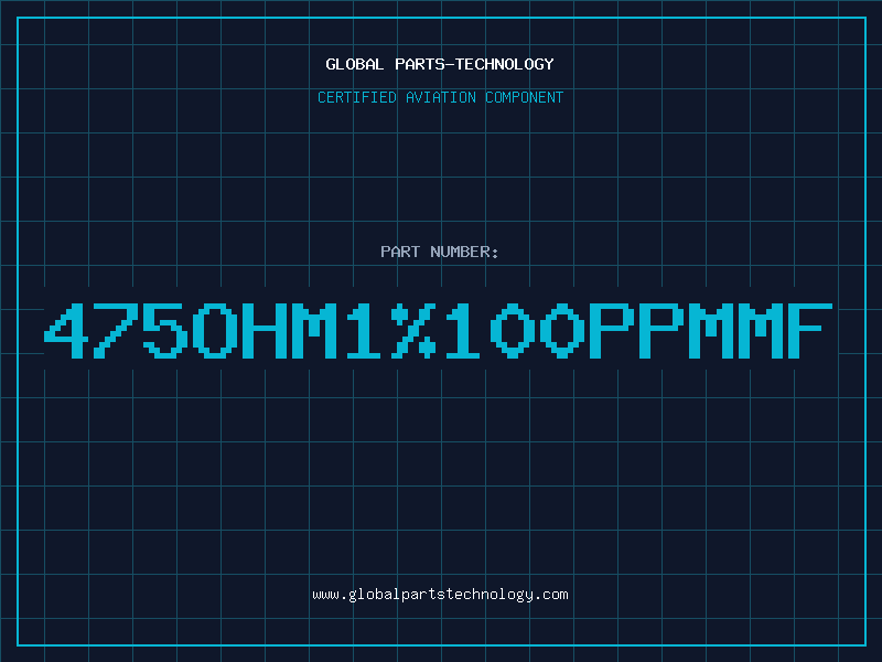 Aviation Part 475Ohm1%100PPMMF