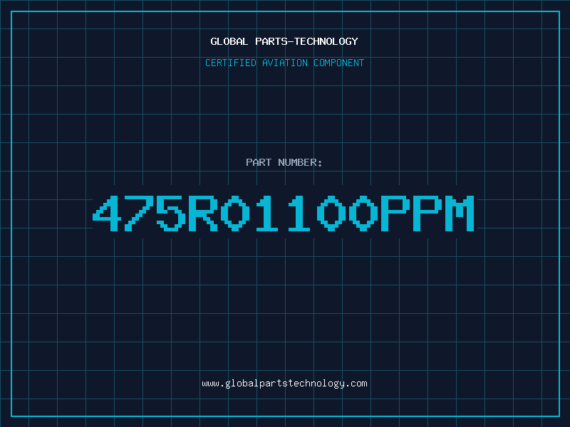 Aviation Part 475R01100PPM