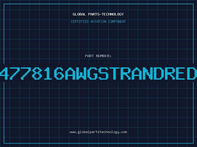 Aviation Part 477816AWGSTRANDRED