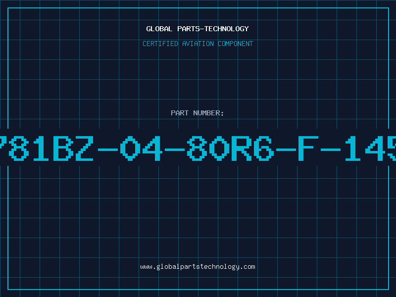Aviation Part 4781BZ-04-80R6-F-1453