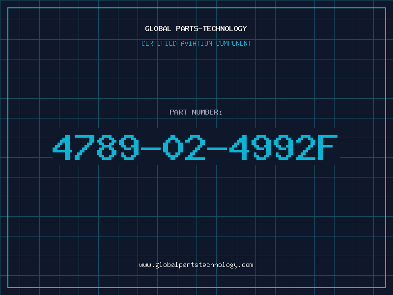 Aviation Part 4789-02-4992F