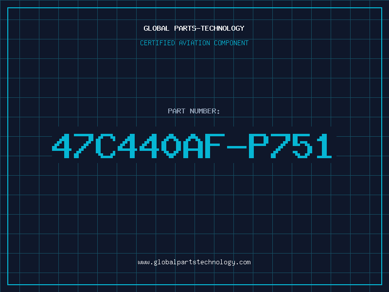 Aviation Part 47C440AF-P751