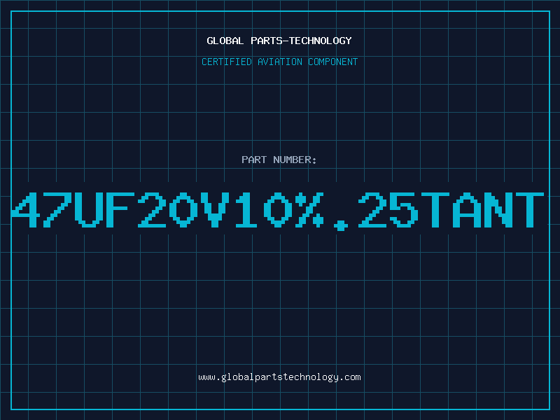 Aviation Part 47UF20V10%.25TANT