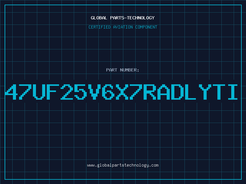 Aviation Part 47UF25V6x7RADLYTI