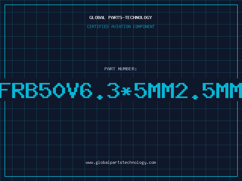 Aviation Part 47UFRB50V6.3*5MM2.5MMPIT