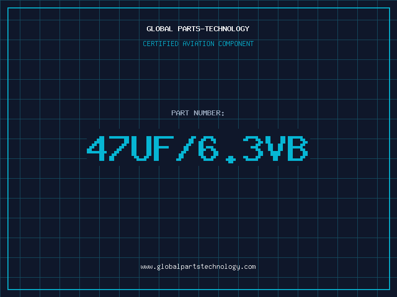 Aviation Part 47uF/6.3VB
