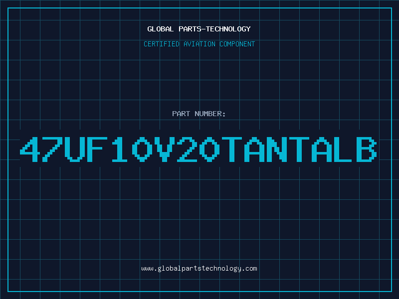 Aviation Part 47uF10V20TantalB