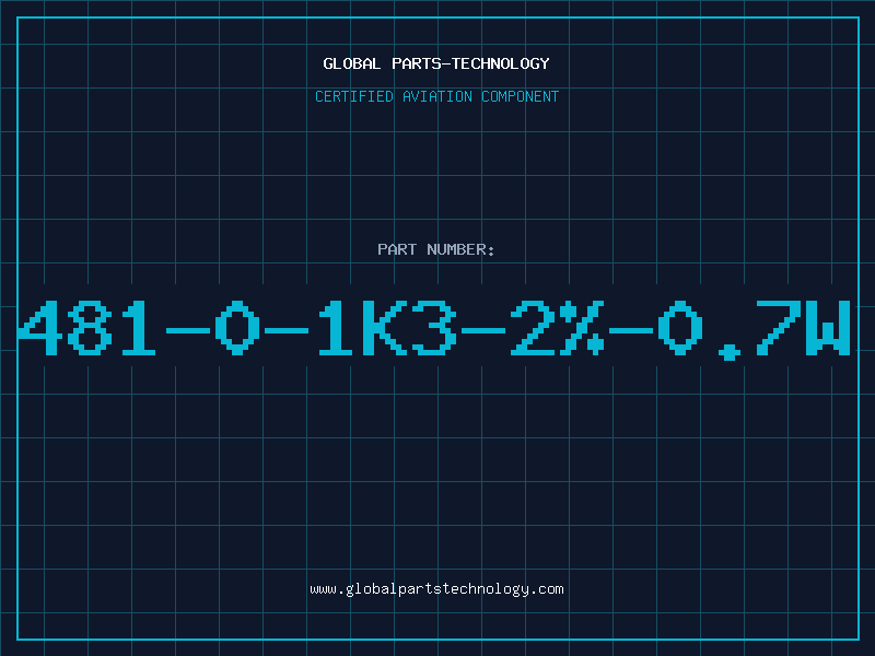 Aviation Part 481-0-1K3-2%-0.7W