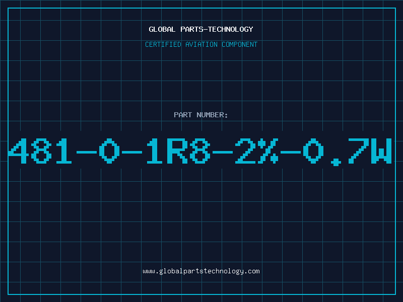 Aviation Part 481-0-1R8-2%-0.7W