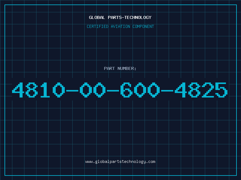 Aviation Part 4810-00-600-4825