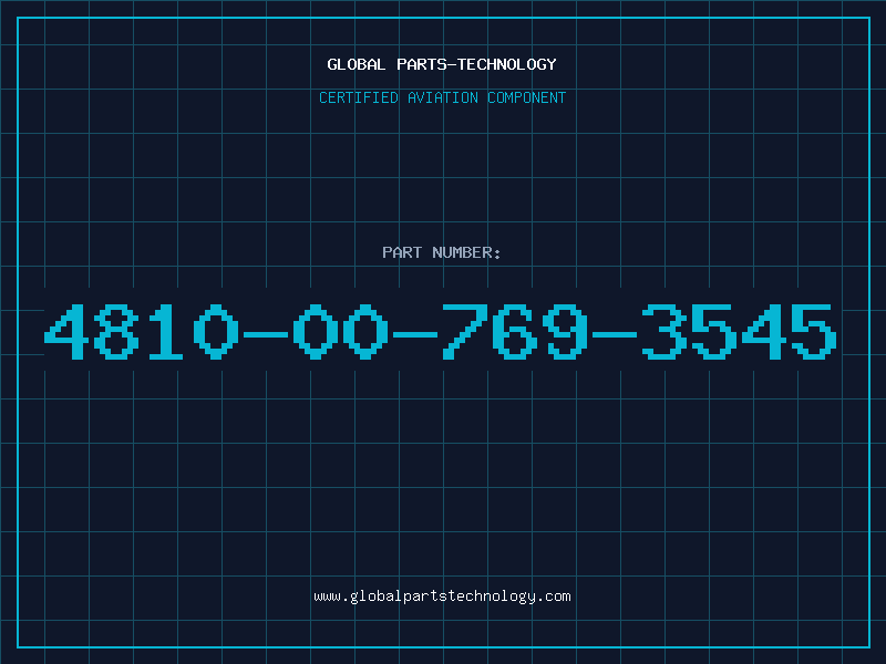 Aviation Part 4810-00-769-3545