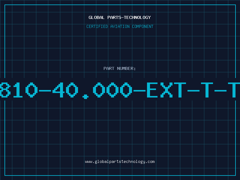 Aviation Part 4810-40.000-EXT-T-TR