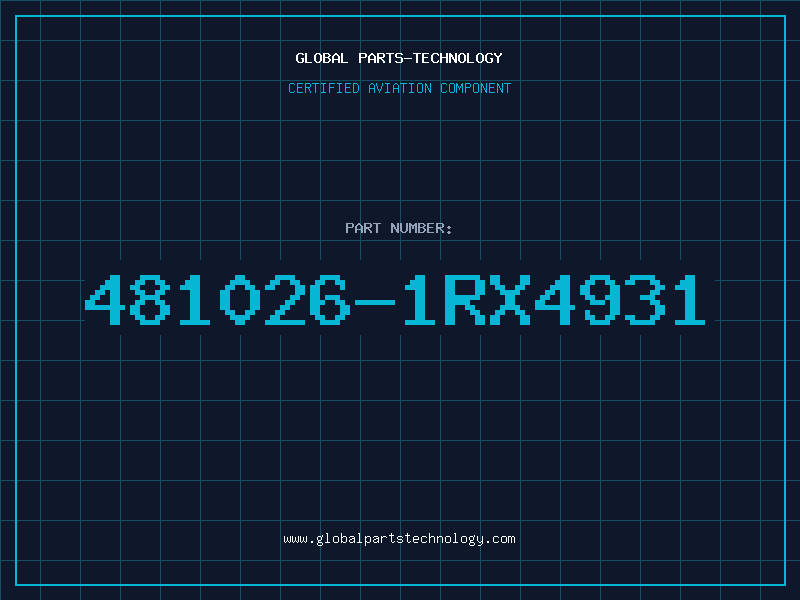 Aviation Part 481026-1RX4931