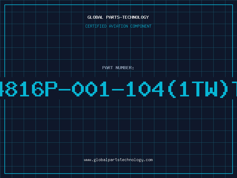 Aviation Part 4816P-001-104(1TW)T